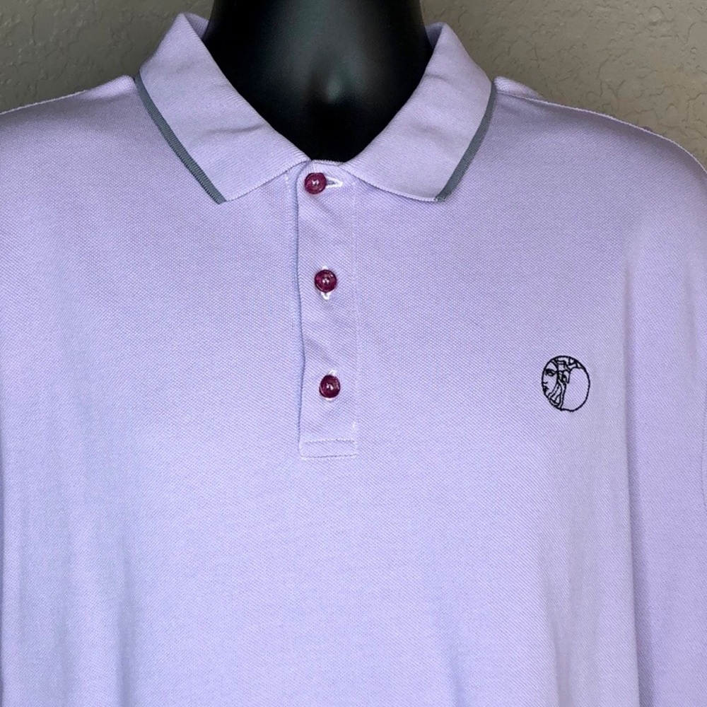 Versace Collection light purple polo SZ XXL/XXXL